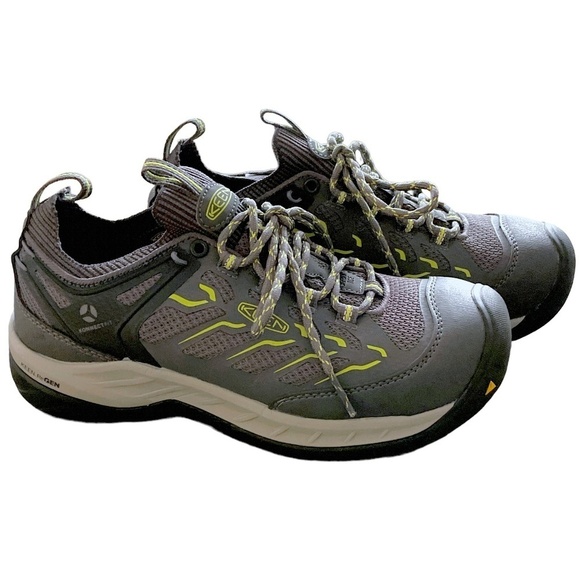 NWT KEEN Utility Flint II Sport Work Boots Carbon Fiber Toe Athletic Gray Black - Picture 14 of 14
